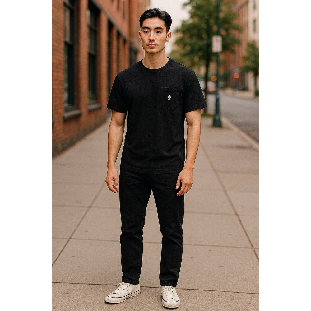 US Polo Assn Pony Pocket Classic Fit Crew Neck T-shirt Black Mens M